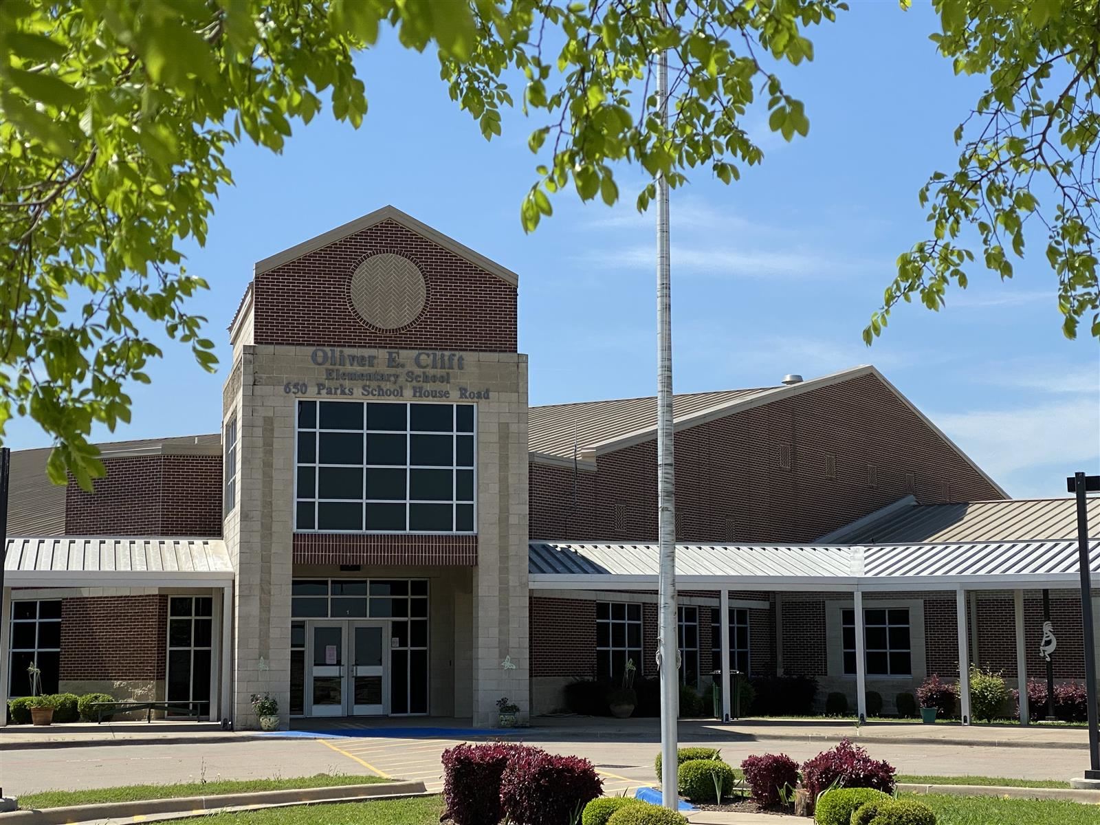 street view of campus entrance